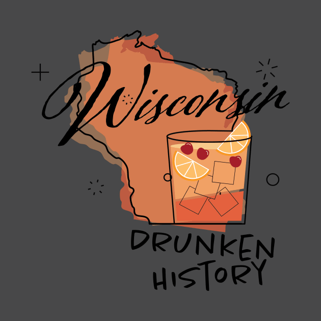 Supper Club Design Colored by Wisconsin Drunken History