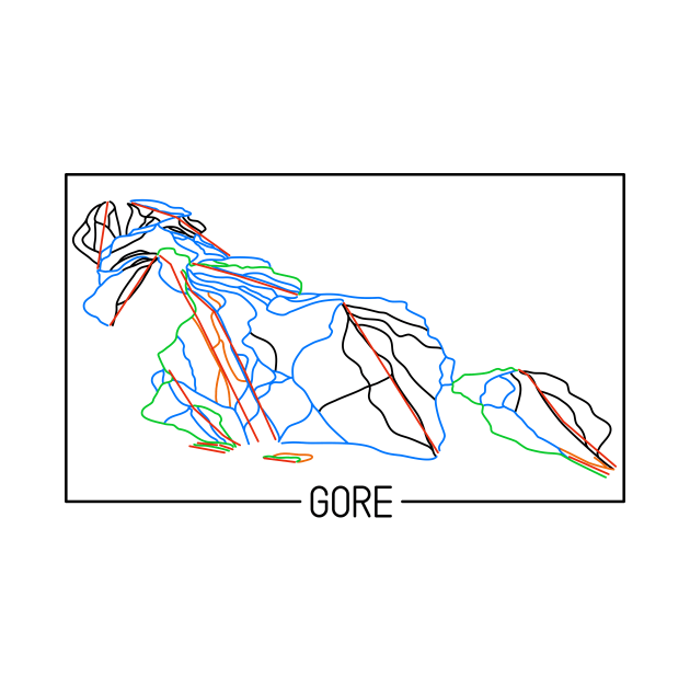 Gore Mountain Trail Rating Map by ChasingGnarnia