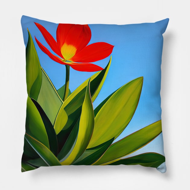 Floral Dreams #8 Pillow by Sibilla Borges