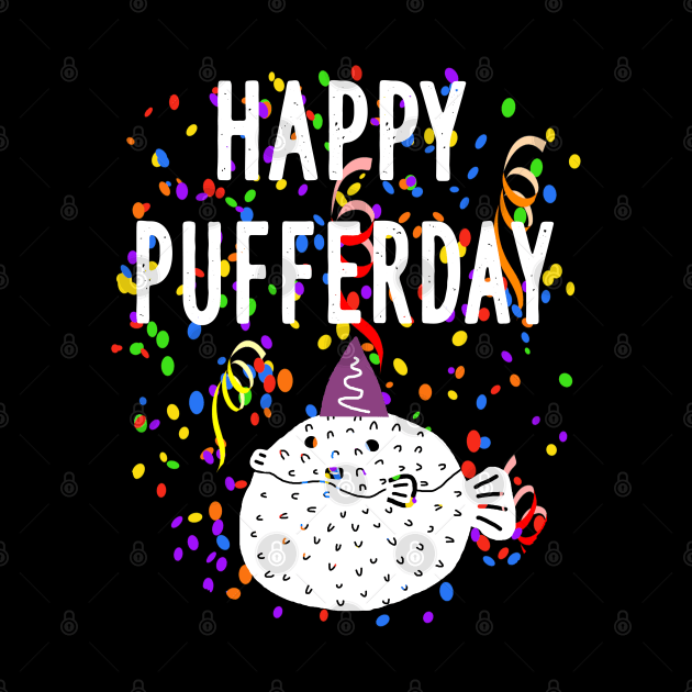 Buffer day puffer fish day aquarium funny blubb by FindYourFavouriteDesign