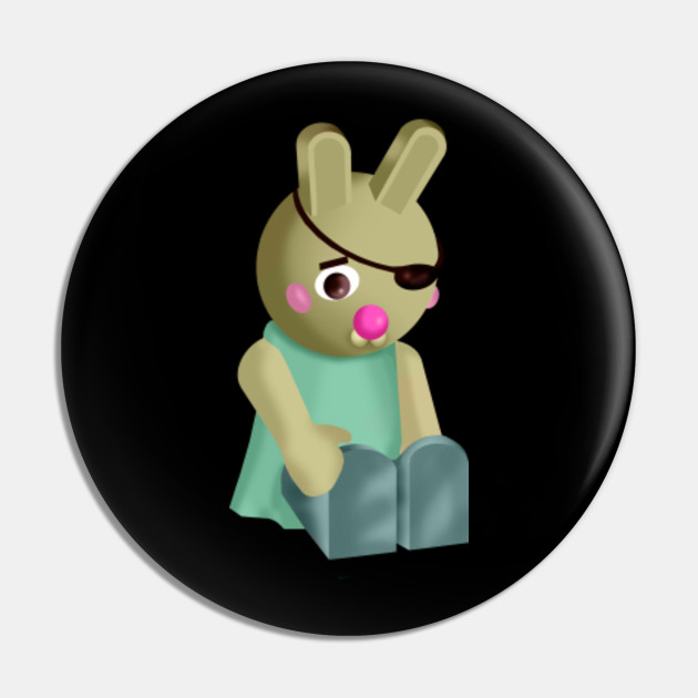 Piggy Roblox Bunny Piggy Roblox Pin Teepublic - pin en piggy roblox