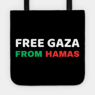 FREE GAZA FROM HAMAS Tote