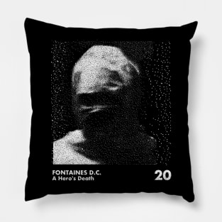 Fontaines DC / Minimalist Graphic Artwork Design Pillow