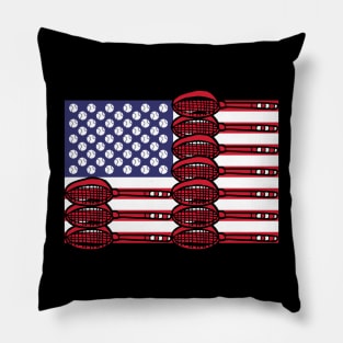 US Open tennis flag Pillow