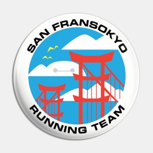 San Fransokyo Running Team Pin