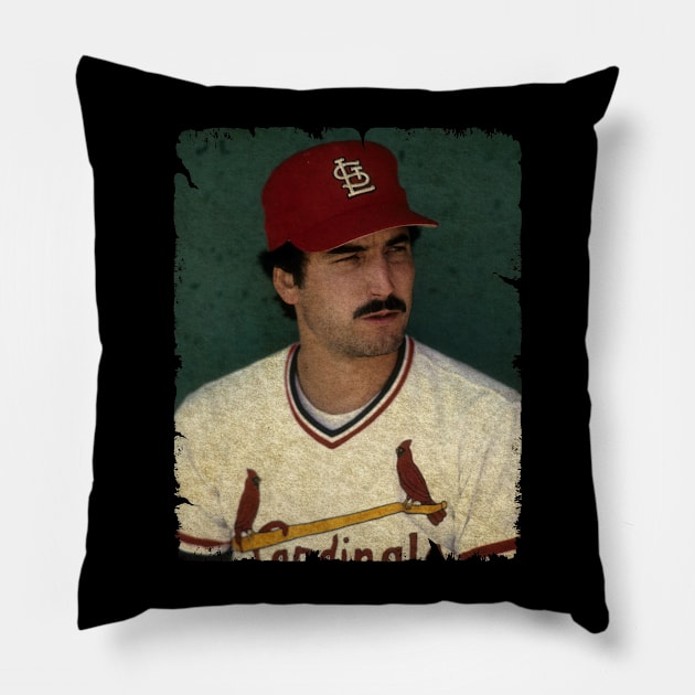 Keith Hernandez in St. Louis Cardinals Pillow by PESTA PORA