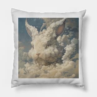 The cloud rabbit Pillow