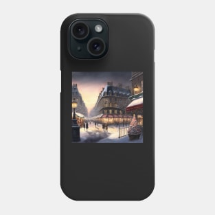 Christmas in town square VII Phone Case