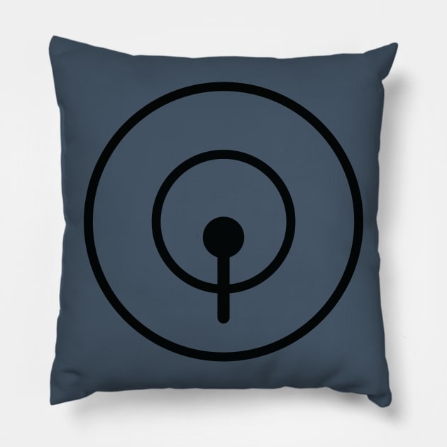 Drum Icon for Electronic Musician Pillow by Atomic Malibu