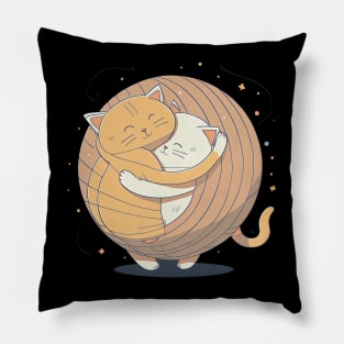 Forever in Love - Cats Cant Let go Pillow