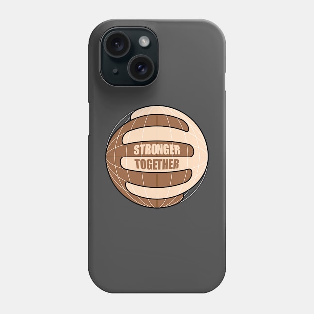 Stronger Together Hands Phone Case by Rad Love