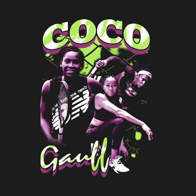 COCO GAUFF Vintage 90s by Dewo Sadewo