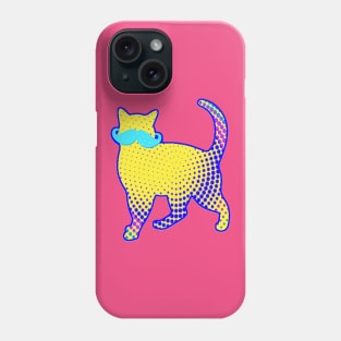 Funky Mustache Cat Phone Case