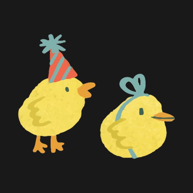 Two little cute party chicks by My_Store