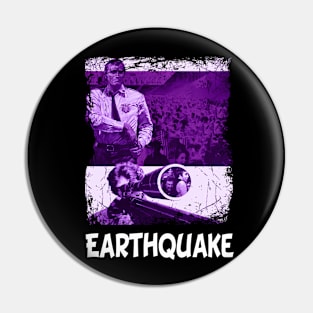 Vintage Disaster Cinema Earthquakes Pin