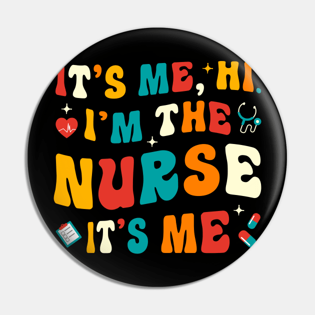 Proud Mom of a Nurse Gifts Nurse Week Gifts Retro Nurse Mom Pin by KsuAnn