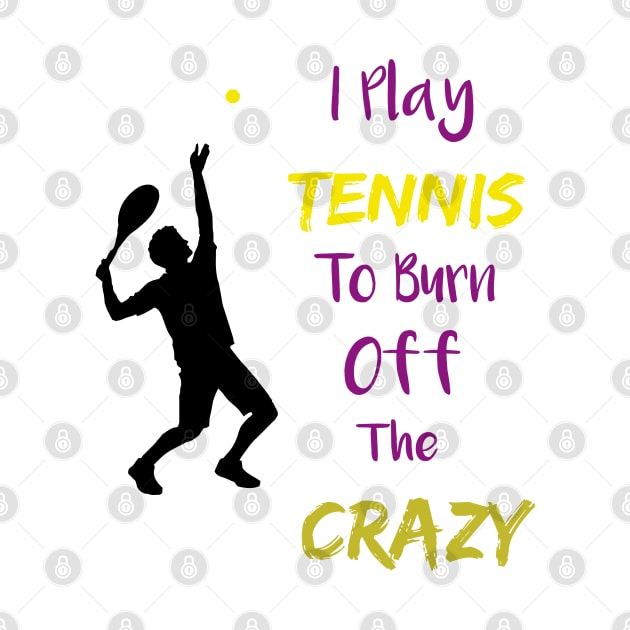 tennis player funny tennis lover by Duodesign