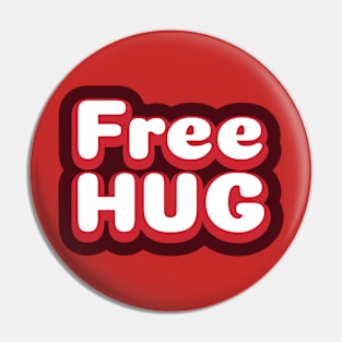 Free Hug Pin