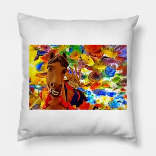 Kaleidoscopic Samurai Pillow