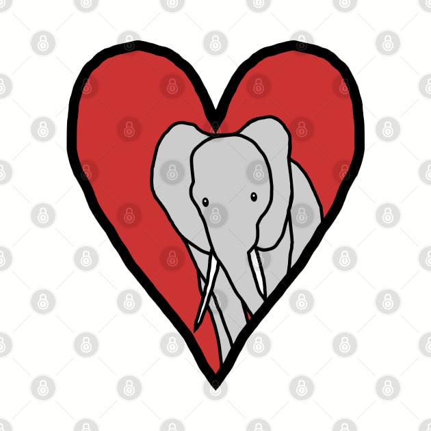 My Valentines Elephant by ellenhenryart