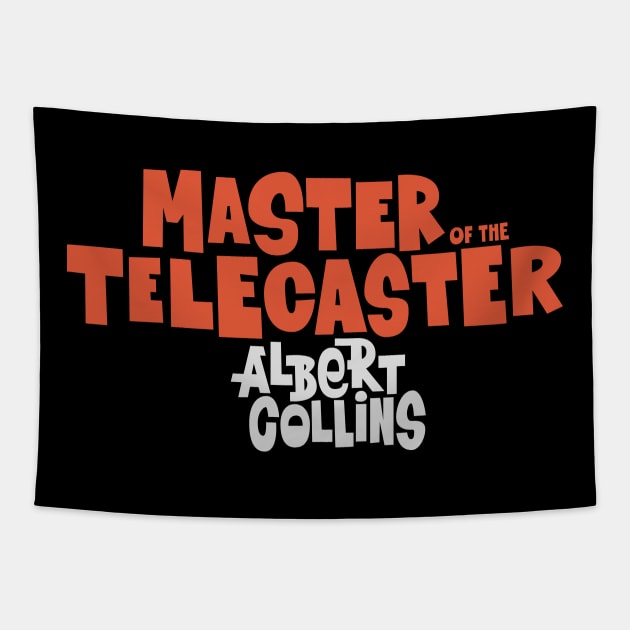 The Ice man -  Albert Collins, the Master of the Telecaster Tapestry by Boogosh