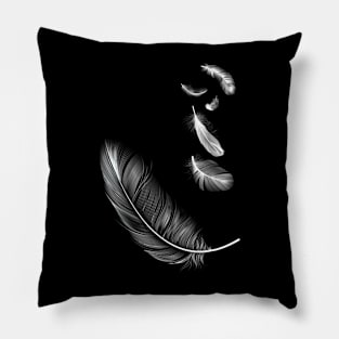 Falling Feathers Pillow