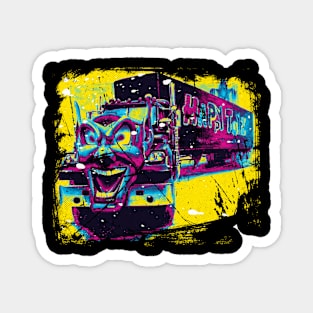 Hitchhiking To Survival Maximum Overdrive Adventure Shirt Magnet