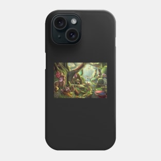 Surreal magic forest Phone Case