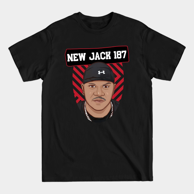 Disover NJ Hardcore wrestler - New Jack - T-Shirt