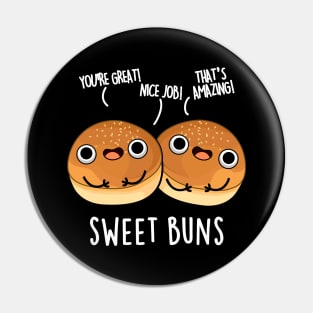 Sweet Buns Cute Baking Pun Pin