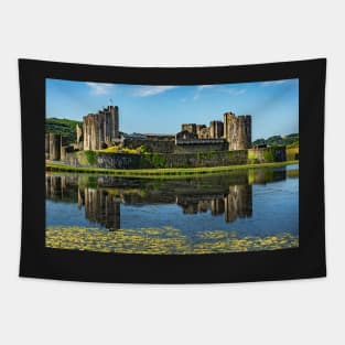 The Towers Of Caerphilly Castle Tapestry
