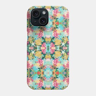 Garden of Peonies Abstract Design Pattern Phone Case