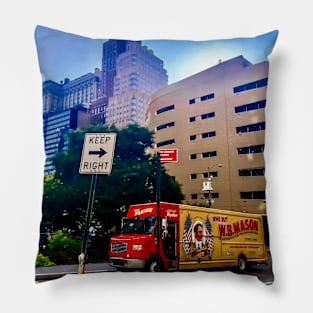 Manhattan, New York City Pillow