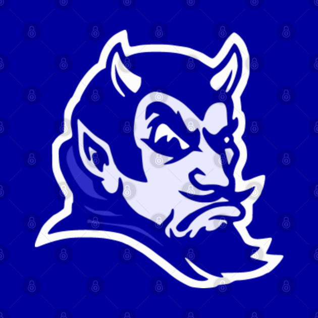 Vintage Style Blue Devil Mascot (Bluer) - Duke Basketball - Phone Case