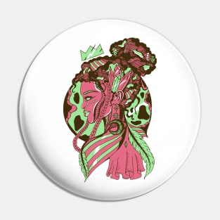 Pink Mint Beauty Queen Pin