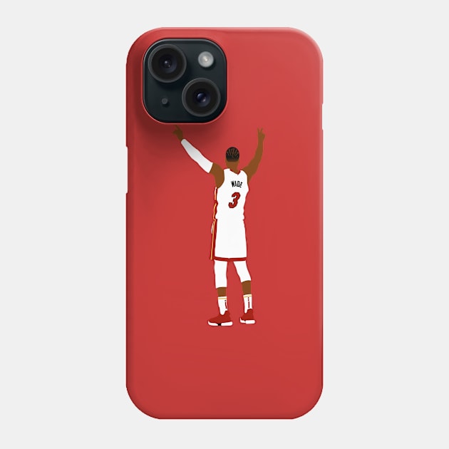 Dwyane Wade Heat Phone Case by sofjac