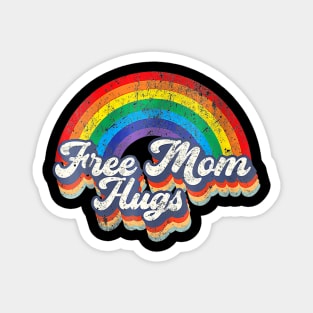 Womens Free Mom Hugs Rainbow Heart Lgbt Flag Lgbt Pride Month Magnet