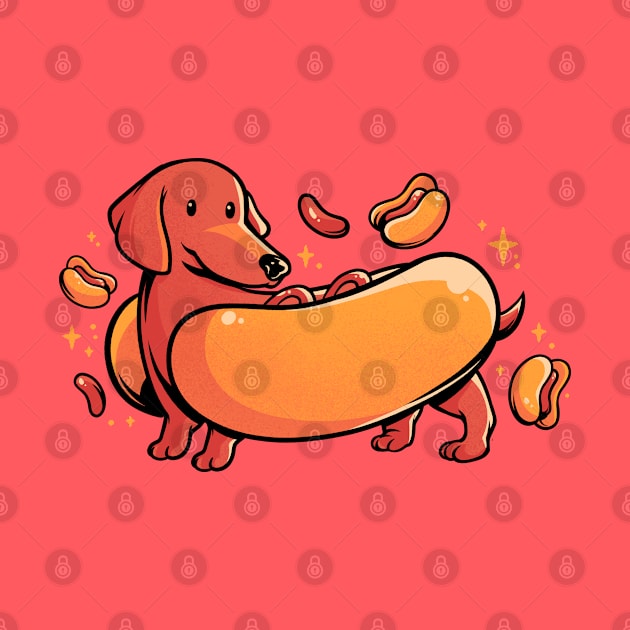 Hot Doggo - Cute Dachshund Dog Gift by eduely