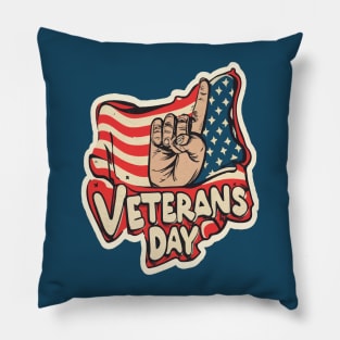 Happy Veterans Day Pillow