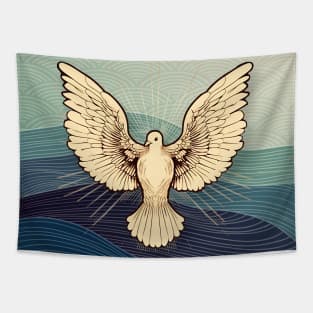 Wings of Unity: "The Left Wing and the Right Wing Belong to the Same Bird" Tapestry