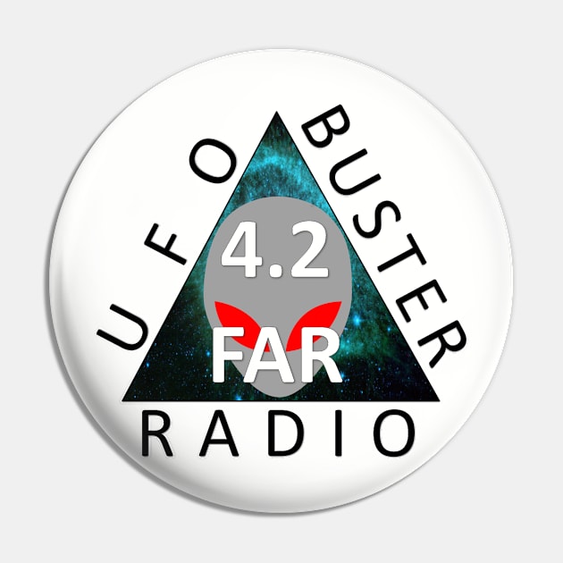 UFO Buster Radio Logo Pin by UFOBusterRadio42