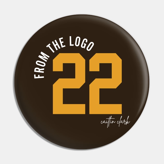 From The Logo 22 Caitlin Clark Pin by hippohost