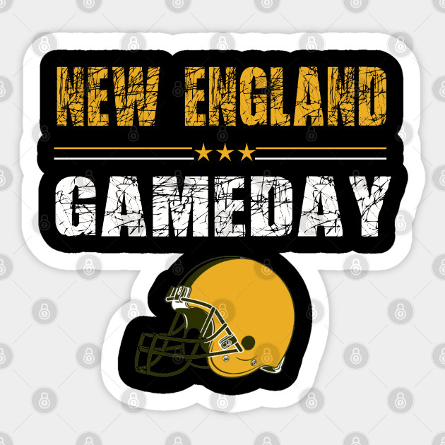American Game Day Football T Shirt New England Football Lover Gifts New England Patriots Sticker Teepublic Uk