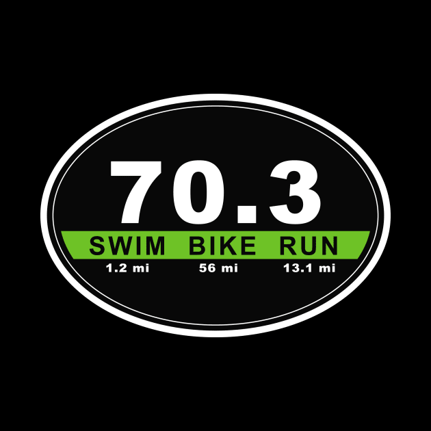 70.3 Triathlon Swim Bike Run by Pavement Party