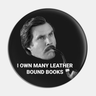 Anchorman - Leather Bound Books Pin