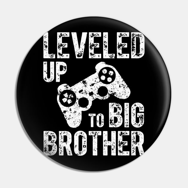 Leveled Up To Big Brother Pin by adapadudesign