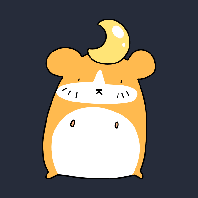 Moon Hamster by saradaboru