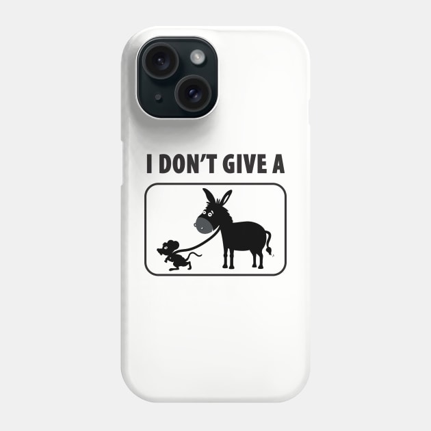 I Don't Give a Rats Ass Phone Case by TipsyCurator