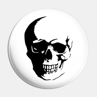 Skull Stencil Pin