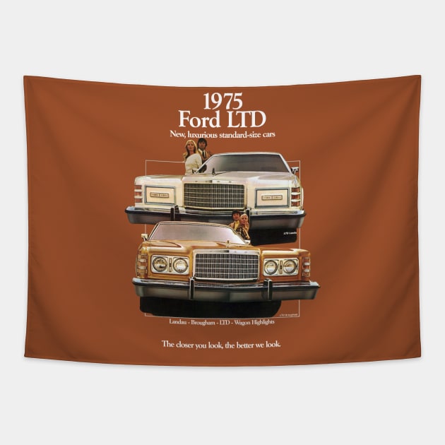 1975 FORD LTD - advert Tapestry by Throwback Motors